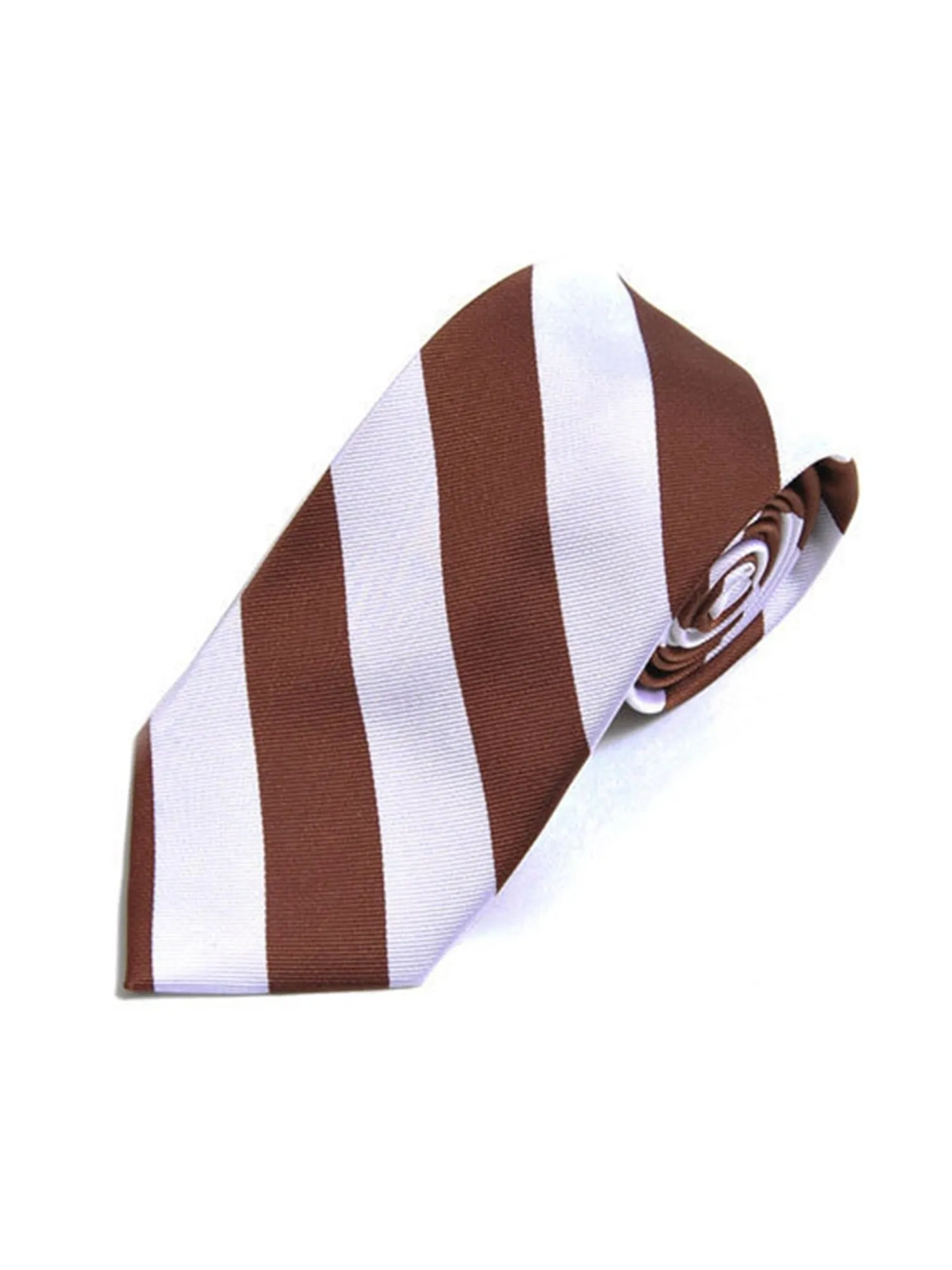 Men's College Striped Colored Silk Long Or X-Long Neck Tie