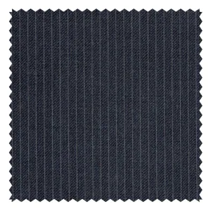 Mid Blue "Four Seasons" Narrow Pinstripe