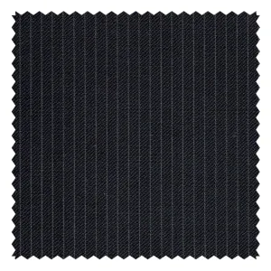 Midnight Blue "Four Seasons" Narrow Pinstripe