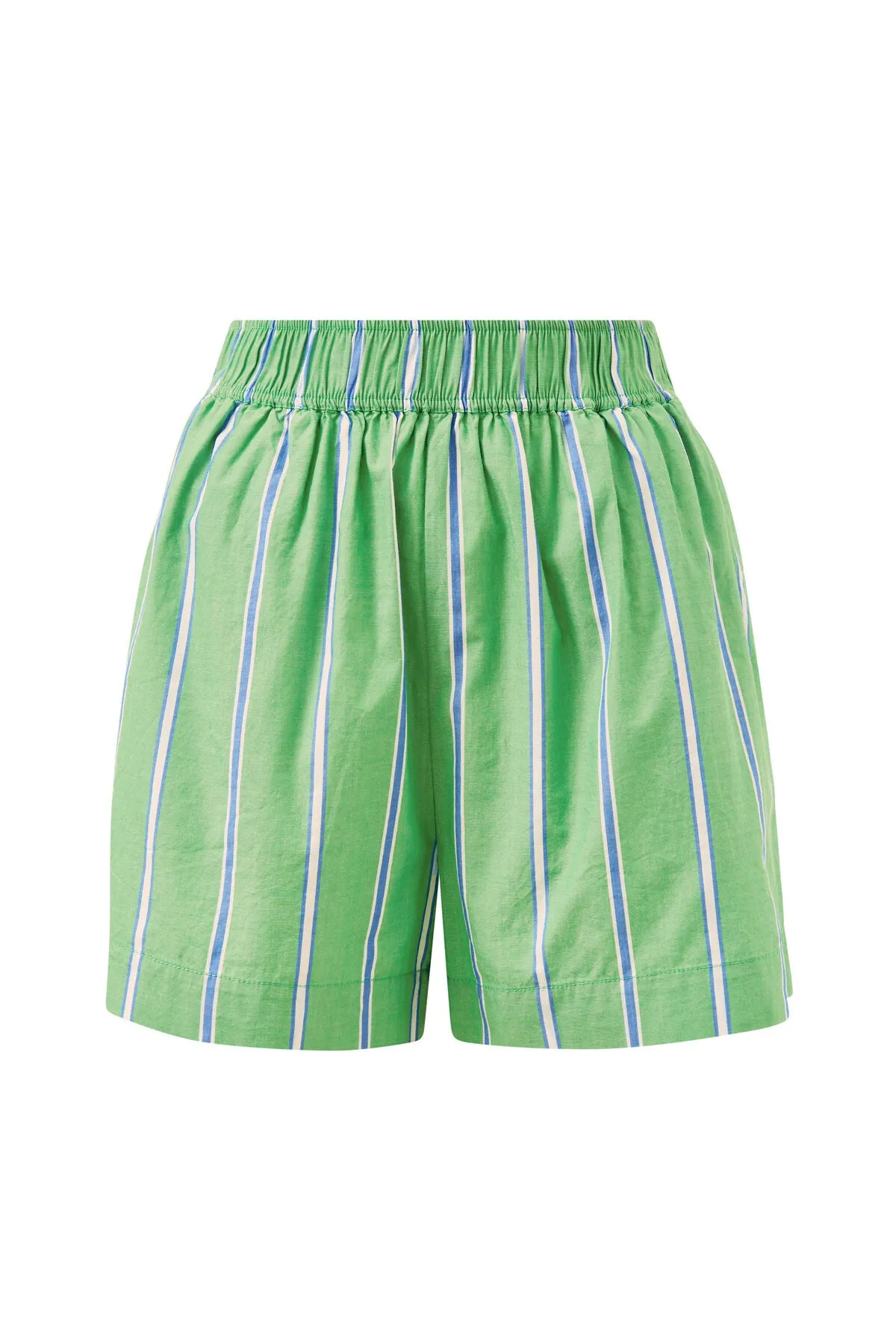 Mila Shorts - Grass Green Stripe