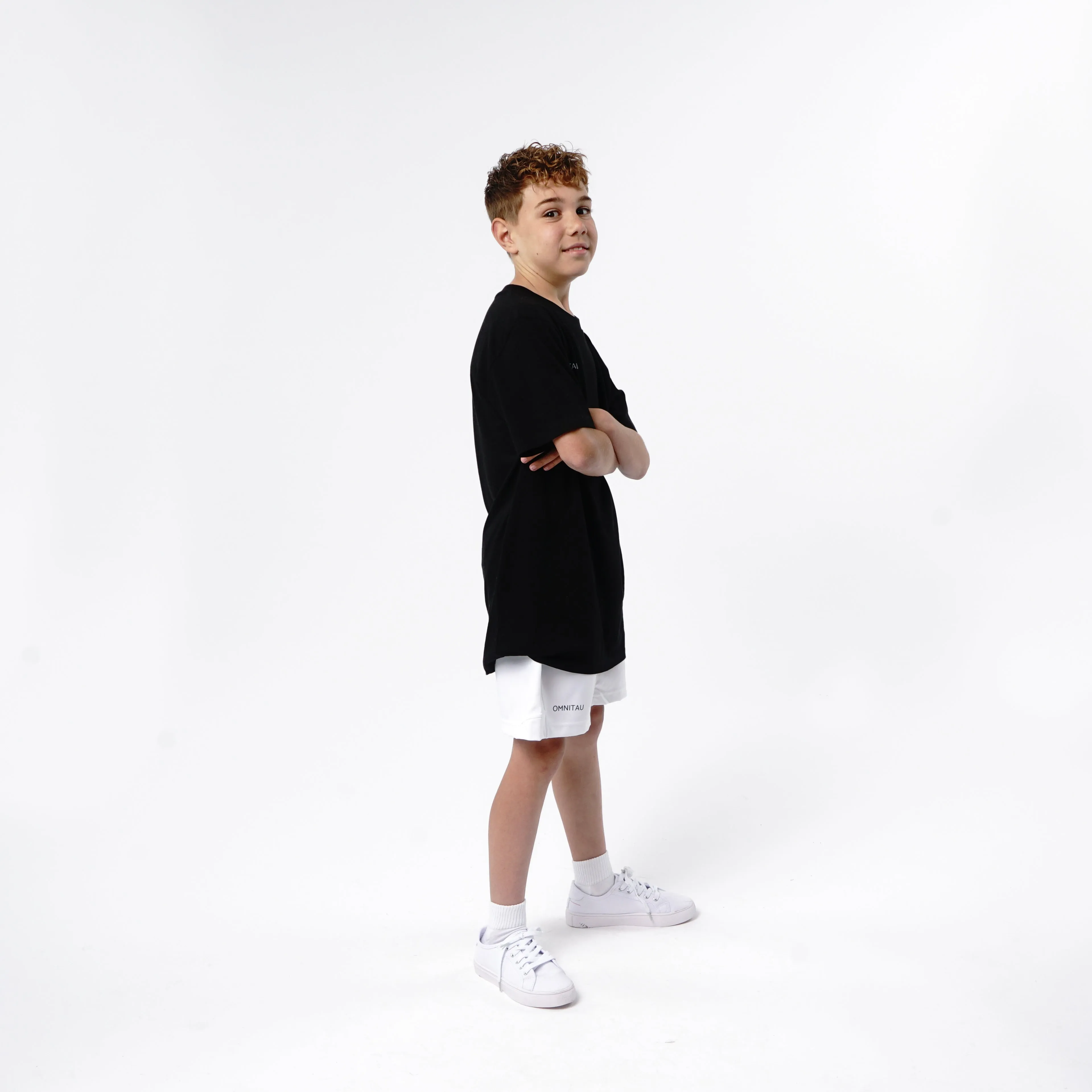 Omnitau Kid's Breathable Core Rugby Shorts - White