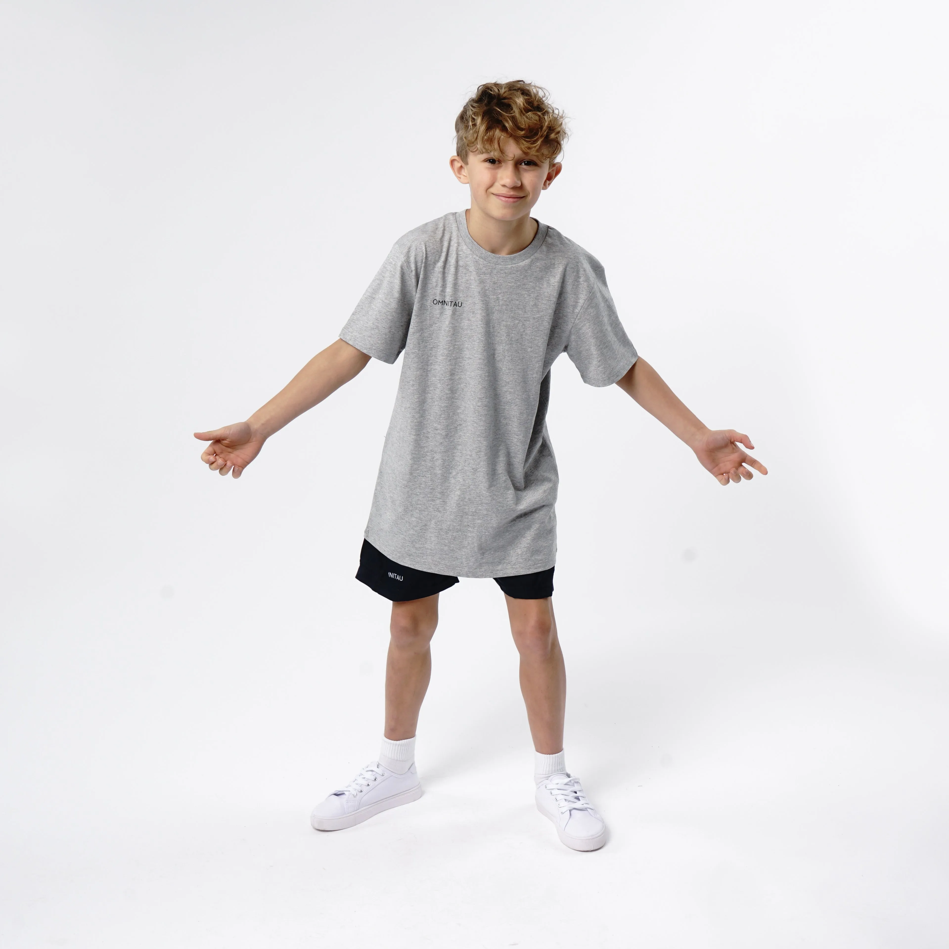 Omnitau Kid's Team Sports Breathable Training Shorts - Navy