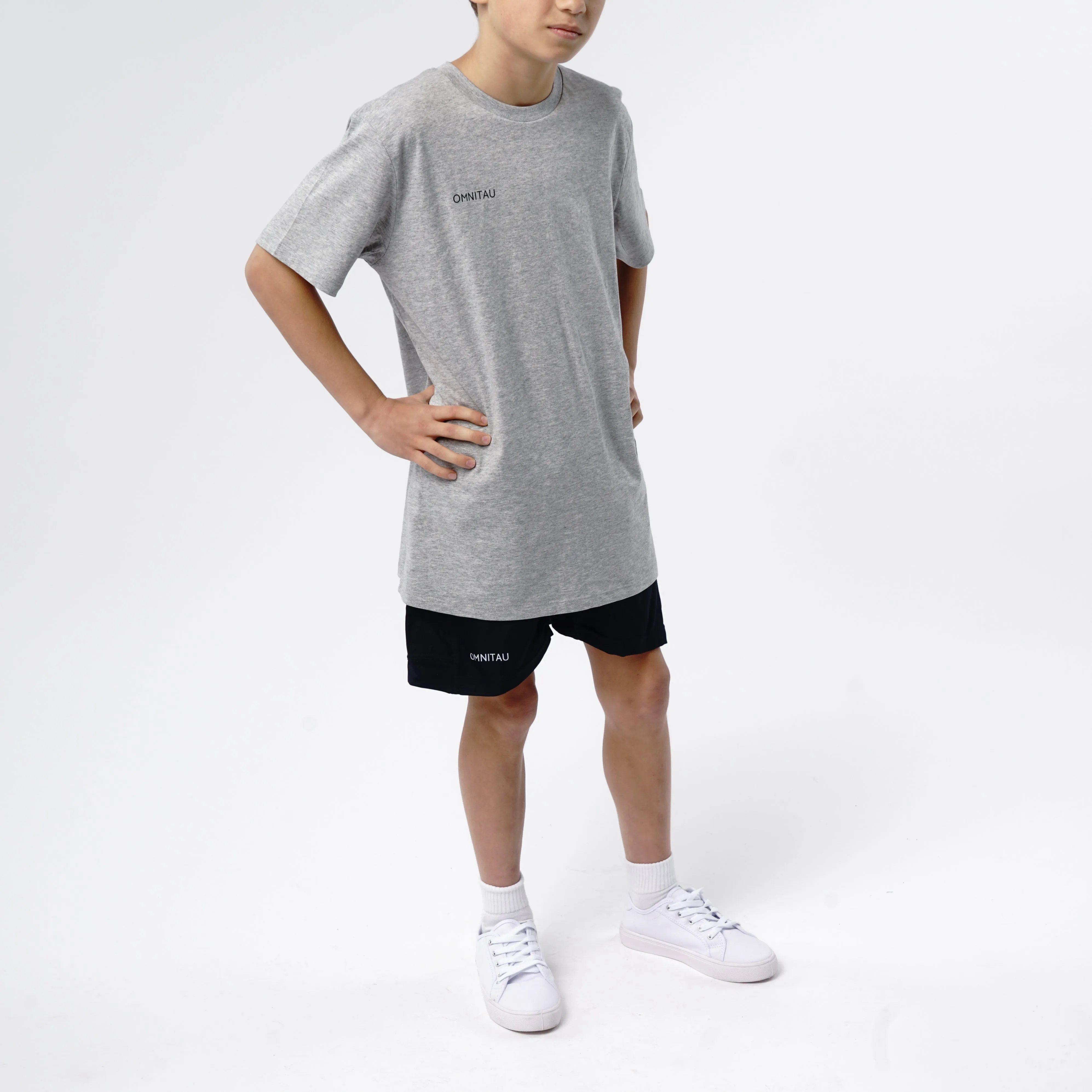 Omnitau Kid's Team Sports Breathable Training Shorts - Navy