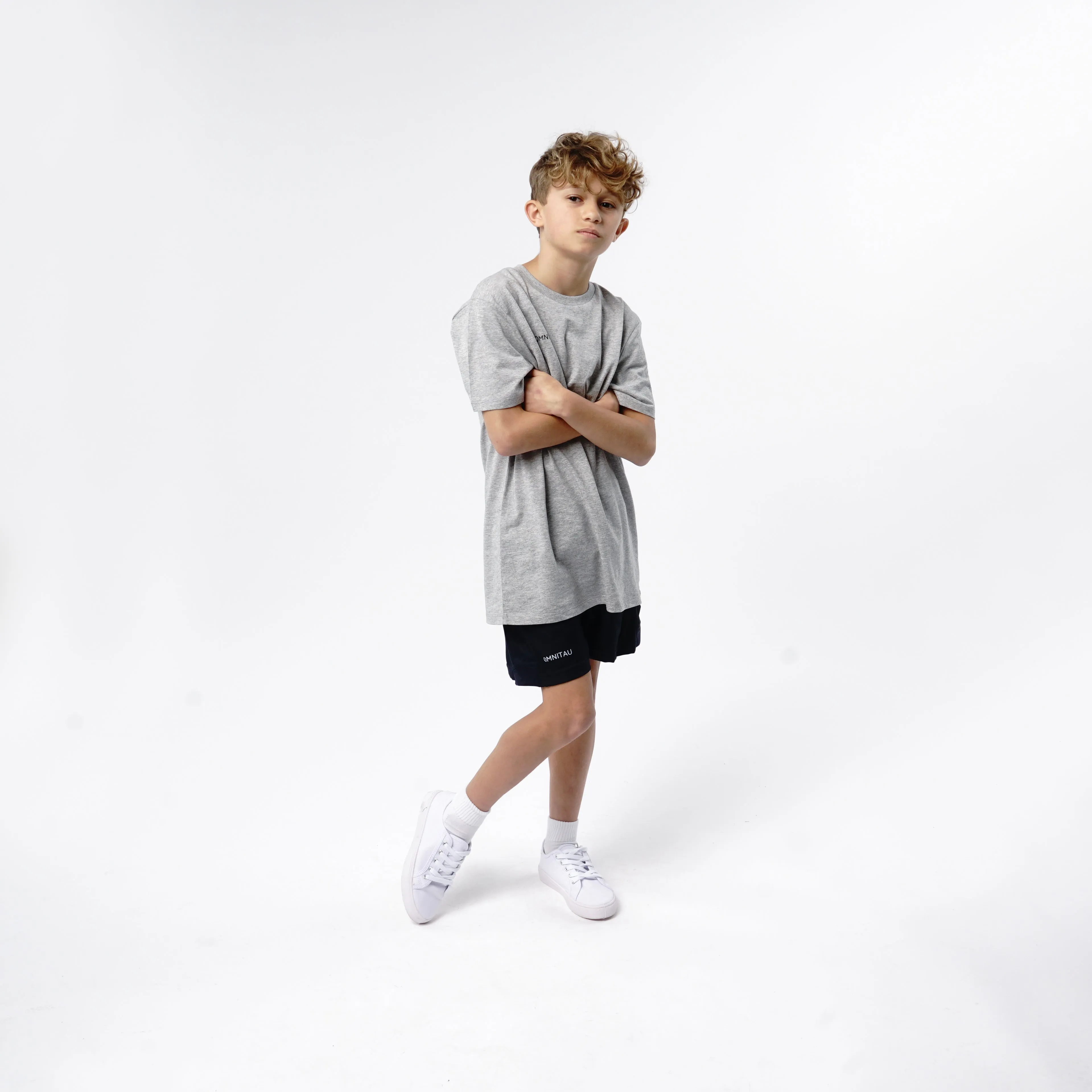 Omnitau Kid's Team Sports Breathable Training Shorts - Navy