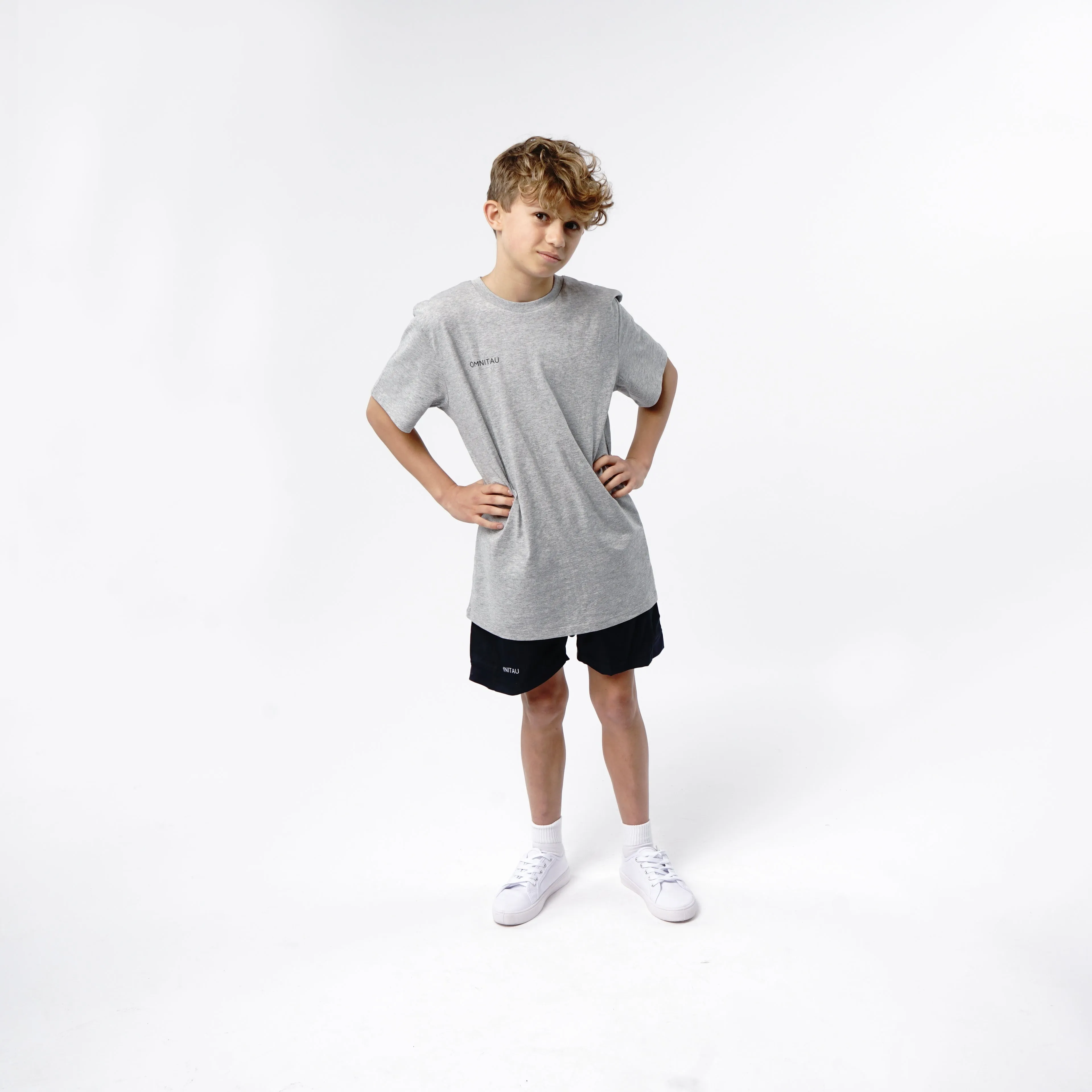 Omnitau Kid's Team Sports Breathable Training Shorts - Navy