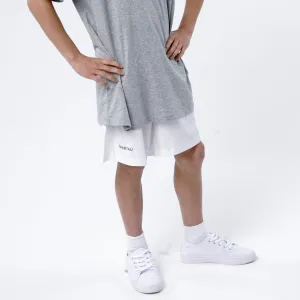 Omnitau Kid's Team Sports Breathable Training Shorts - White