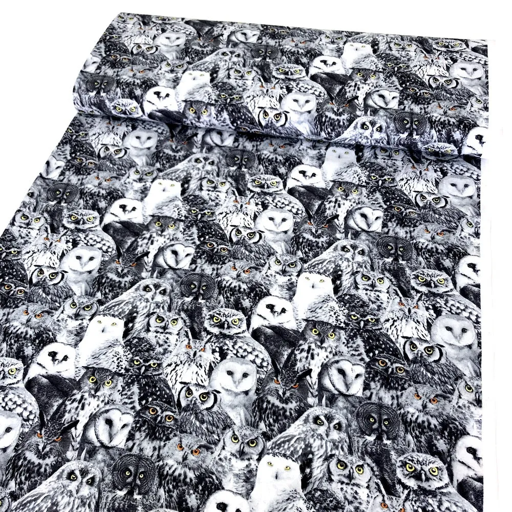 Packed Owls Black