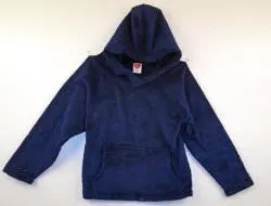 Pajama Hoodie with Bow on Pocket and Bubbly Camp Down Sleeve