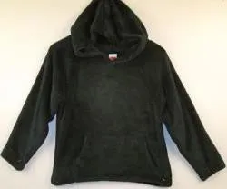 Pajama Hoodie with Bow on Pocket and Bubbly Camp Down Sleeve