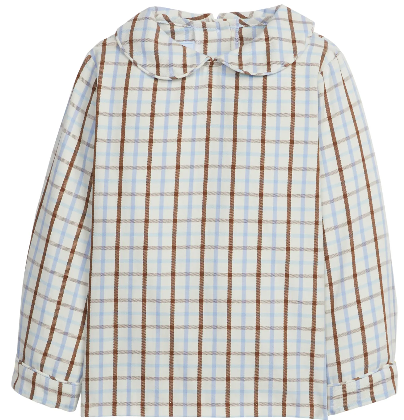 Peter Pan Shirt - Brownfield Plaid
