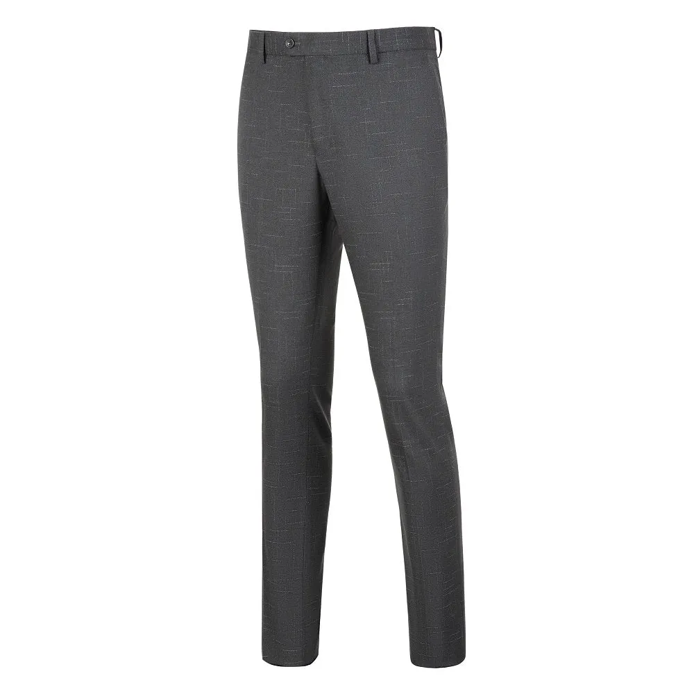 Plaid Men's 3 Piece Slim Fit Suits (MORE COLORS )