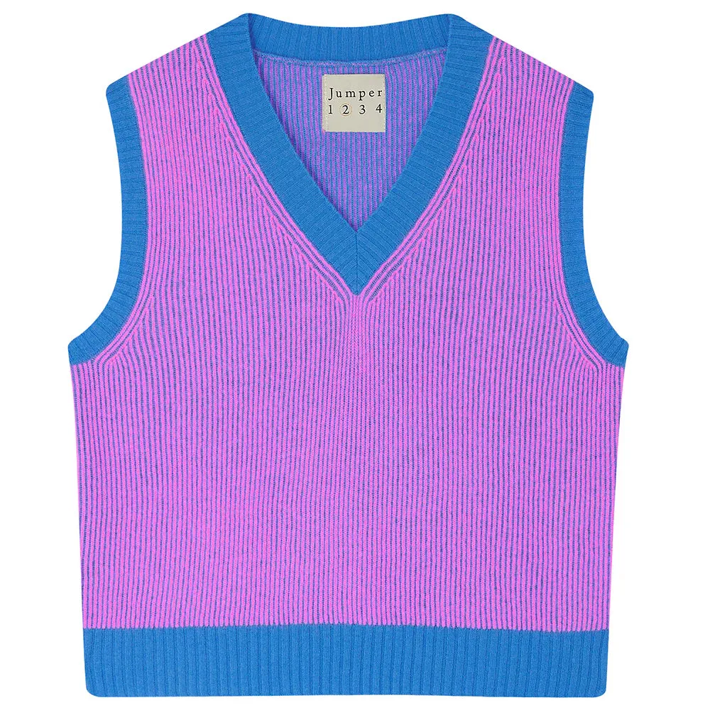 Plated Rib Tank - Sky Peony