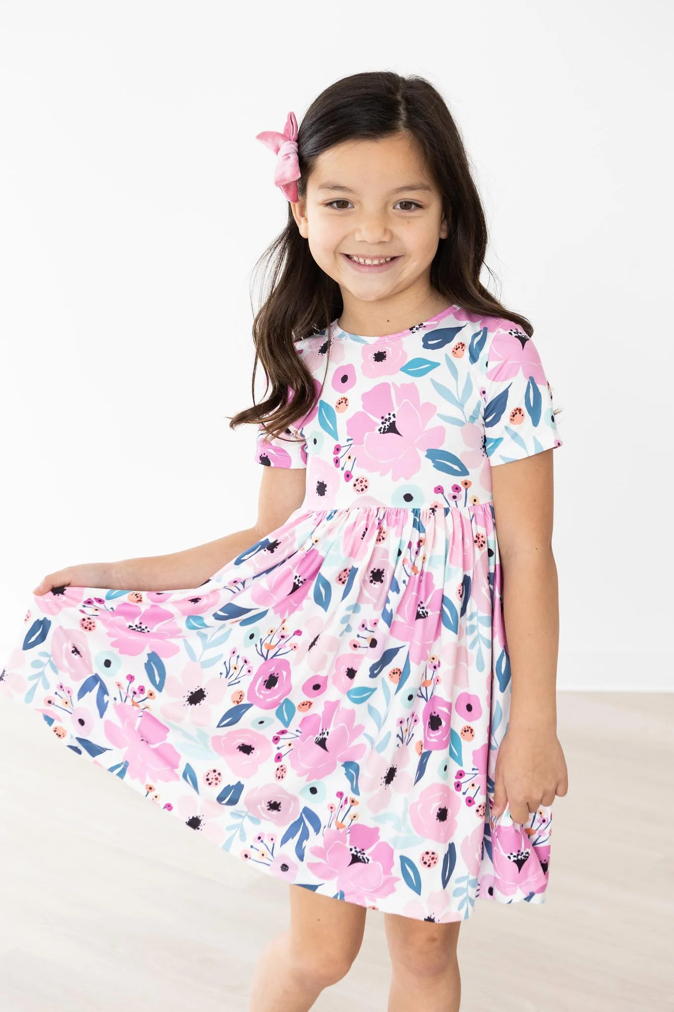 Pretty in Purple S/S Twirl Dress