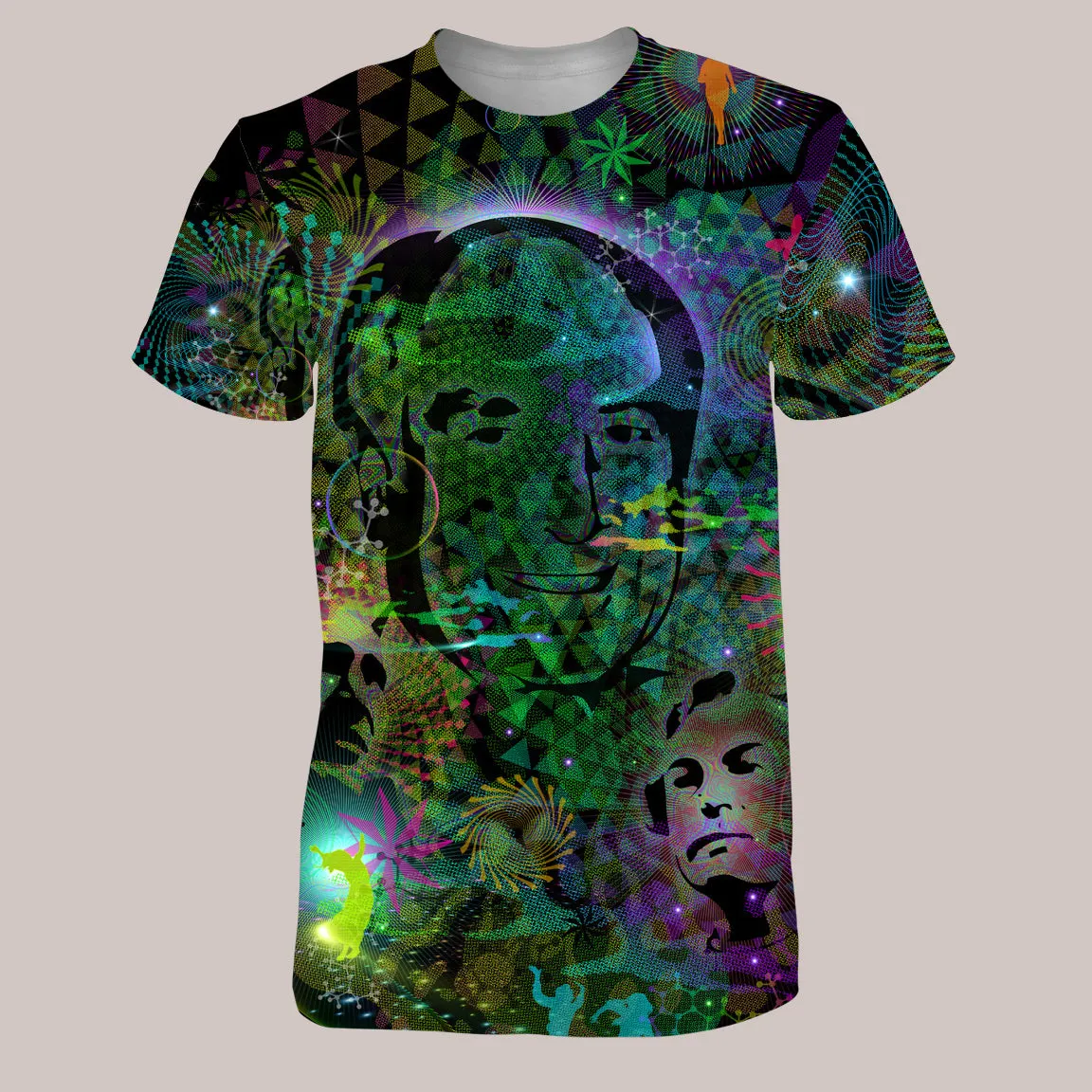 Psychedelic Shirt (UV/RGB, Eco-Friendly, Unisex) | HIGH PRIESTS