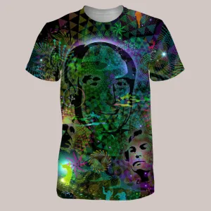 Psychedelic Shirt (UV/RGB, Eco-Friendly, Unisex) | HIGH PRIESTS