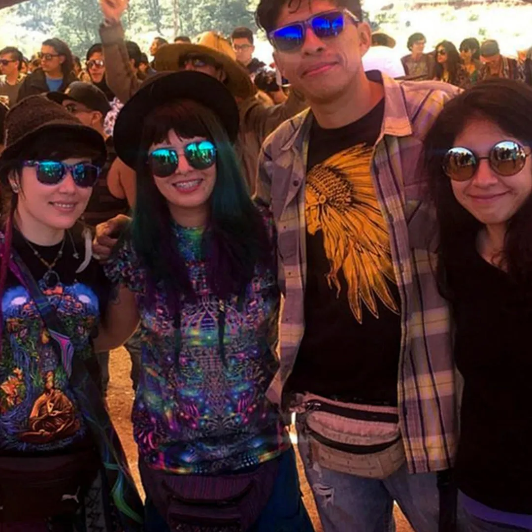 Psychedelic Shirt (UV/RGB, Eco-Friendly, Unisex) | HUACHAMAMA