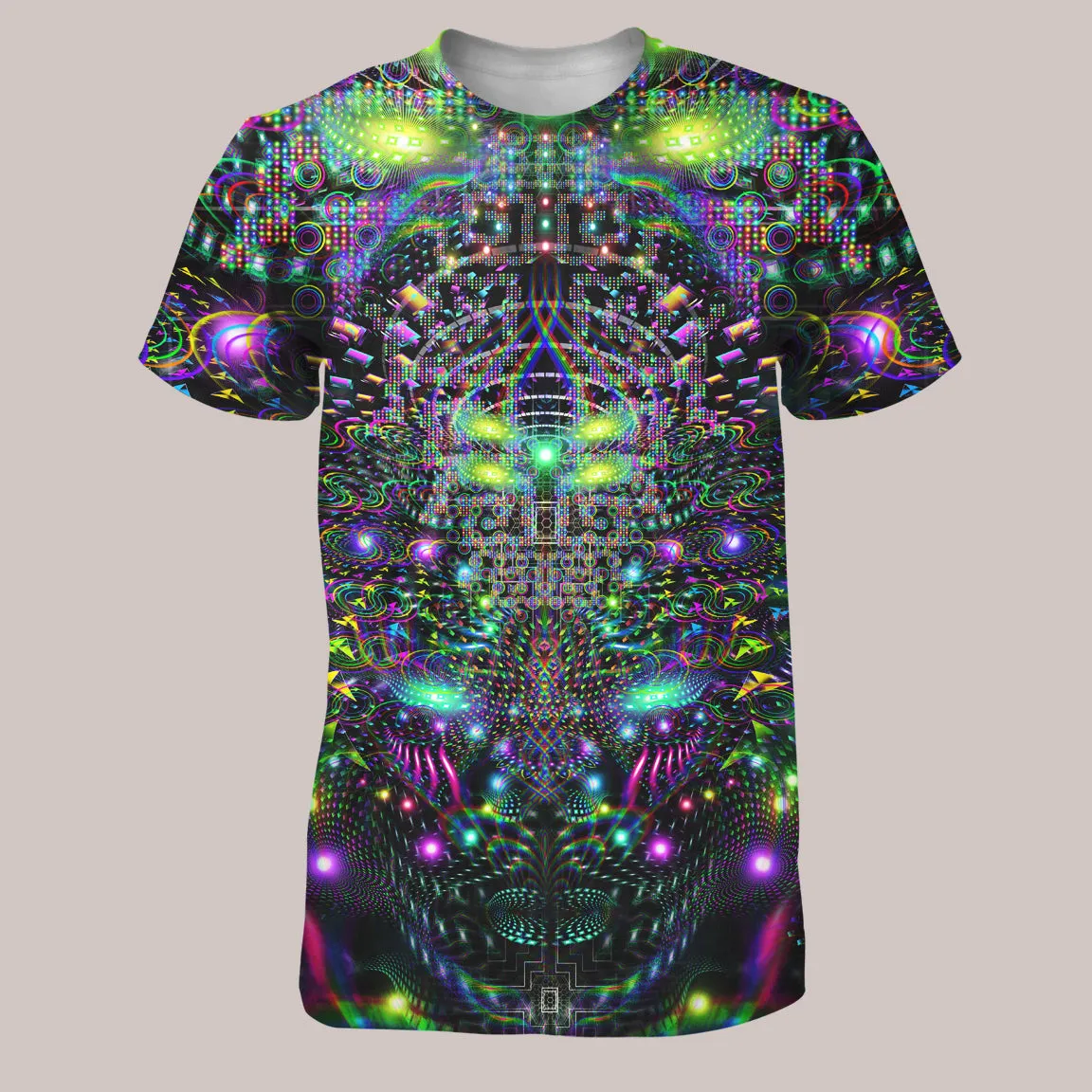 Psychedelic Shirt (UV/RGB, Eco-Friendly, Unisex) | HUACHAMAMA