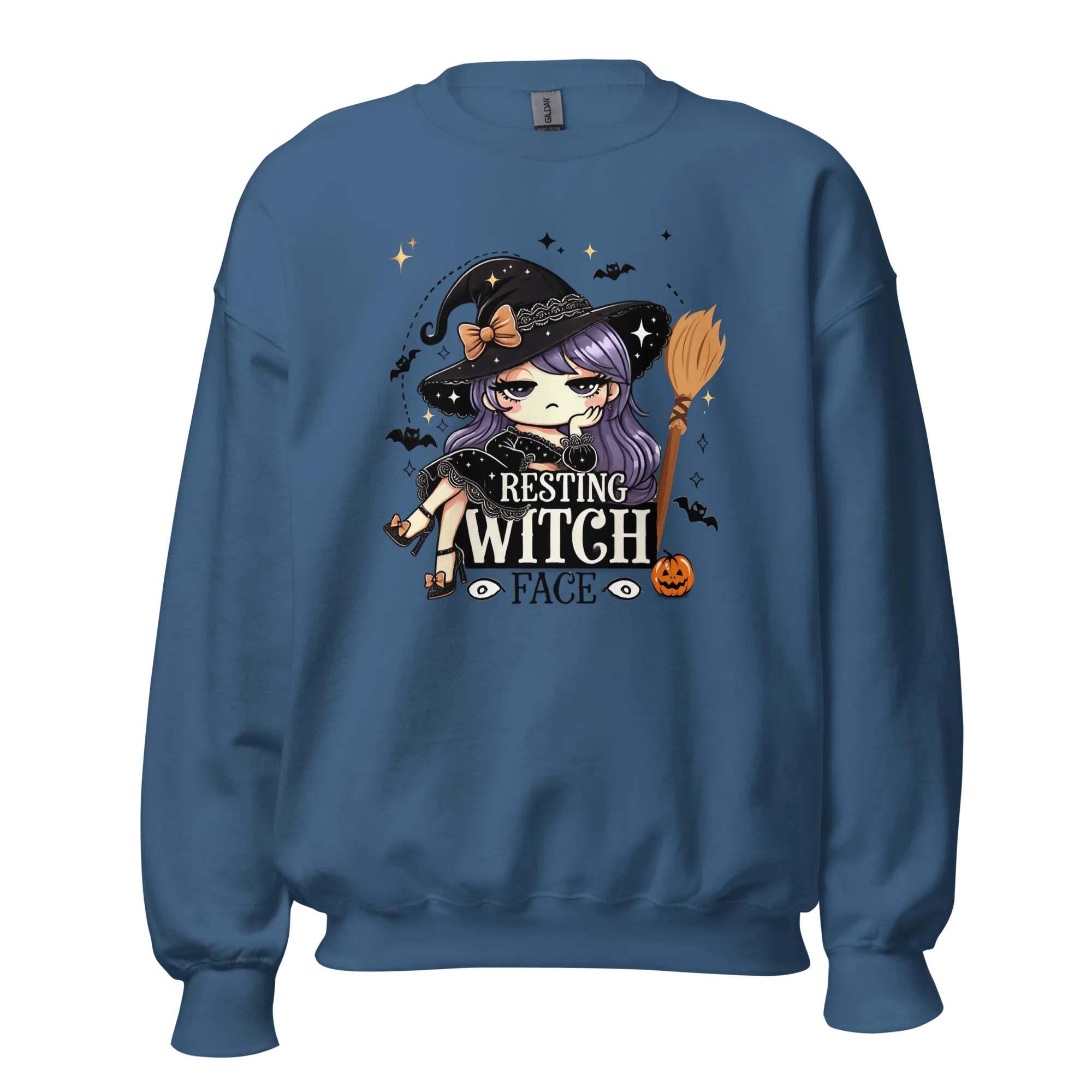 Resting Witch Face - Halloween Sweatshirt - Fun Witch Halloween Sweatshirt