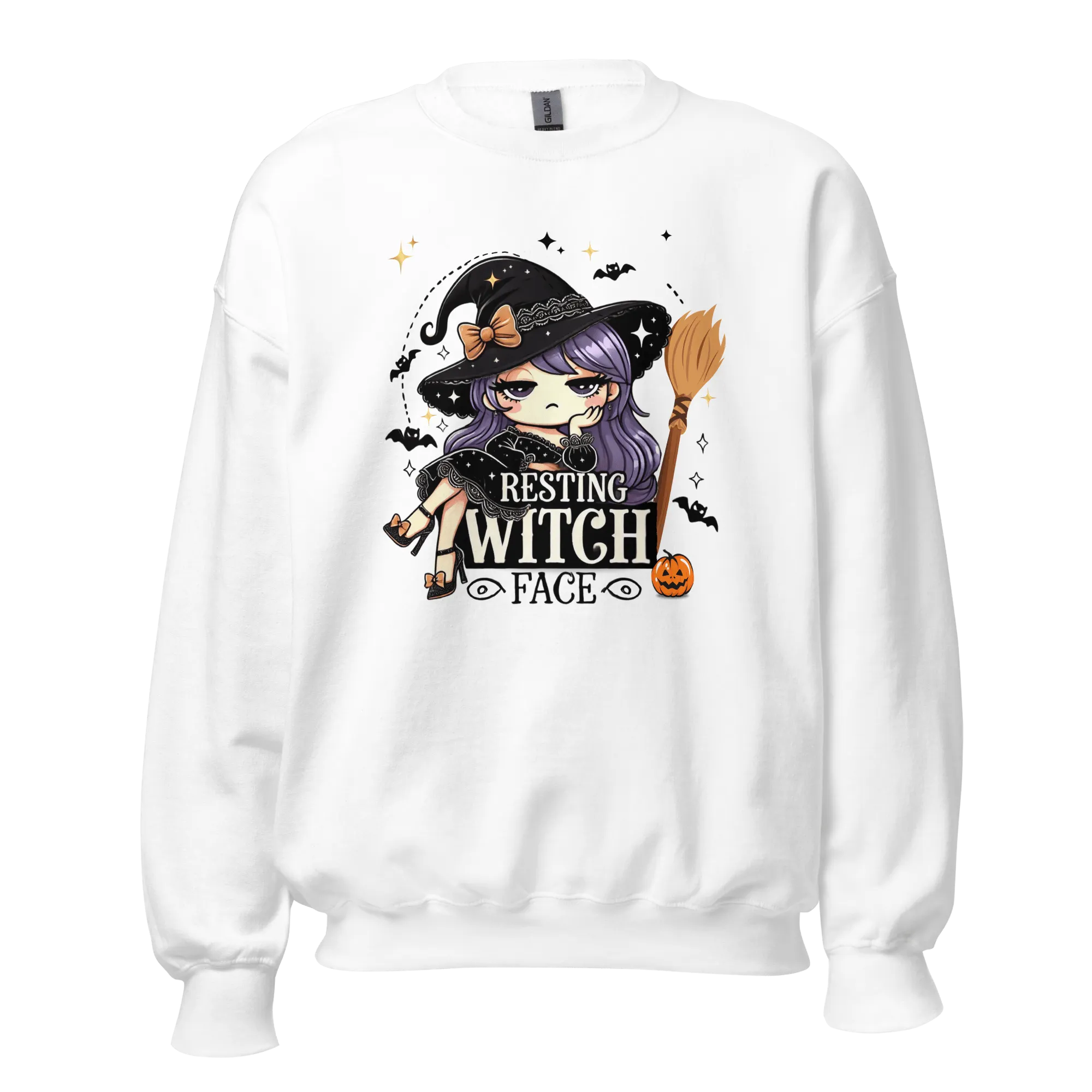 Resting Witch Face - Halloween Sweatshirt - Fun Witch Halloween Sweatshirt