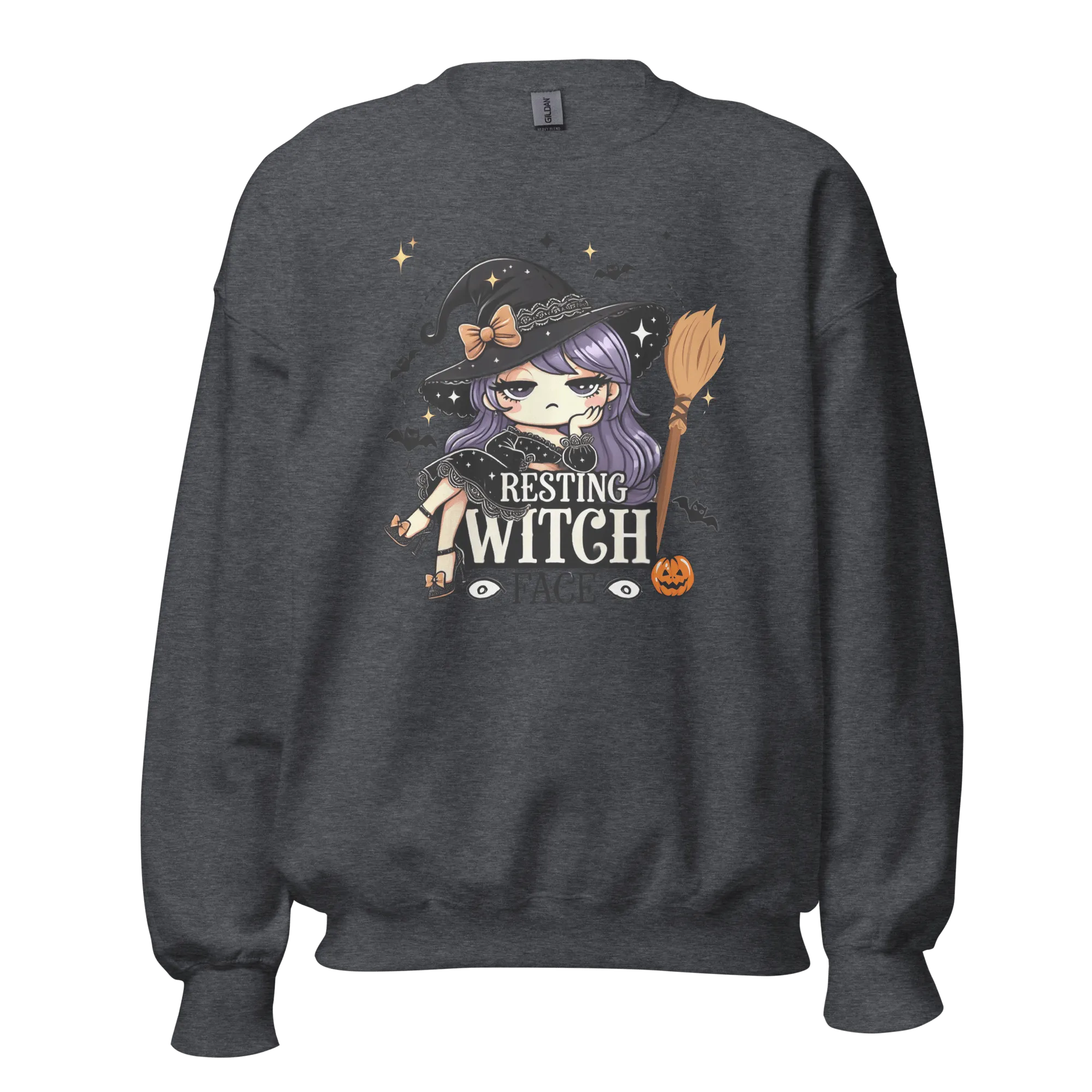 Resting Witch Face - Halloween Sweatshirt - Fun Witch Halloween Sweatshirt