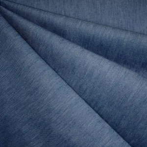 Smooth Light Weight Denim Shirting Blue - 5.5 oz