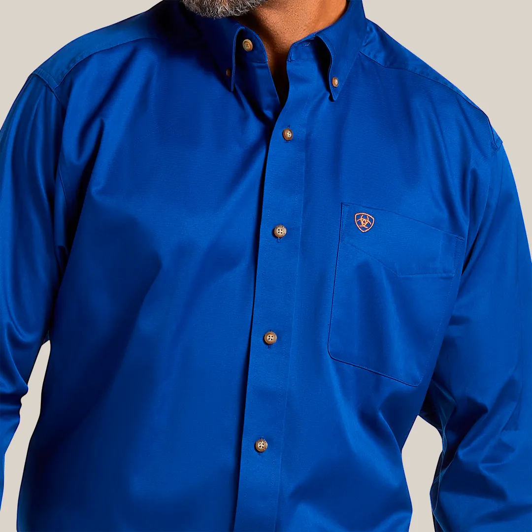 Solid Twill Classic Fit Shirt Blue - 10006660