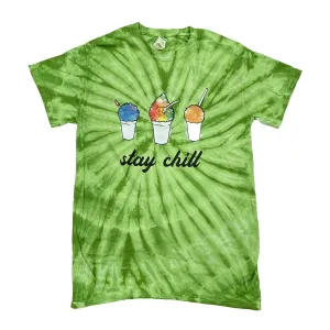 Stay Chill Snowballs (Vibrant Lime Tie Dye) / Shirt