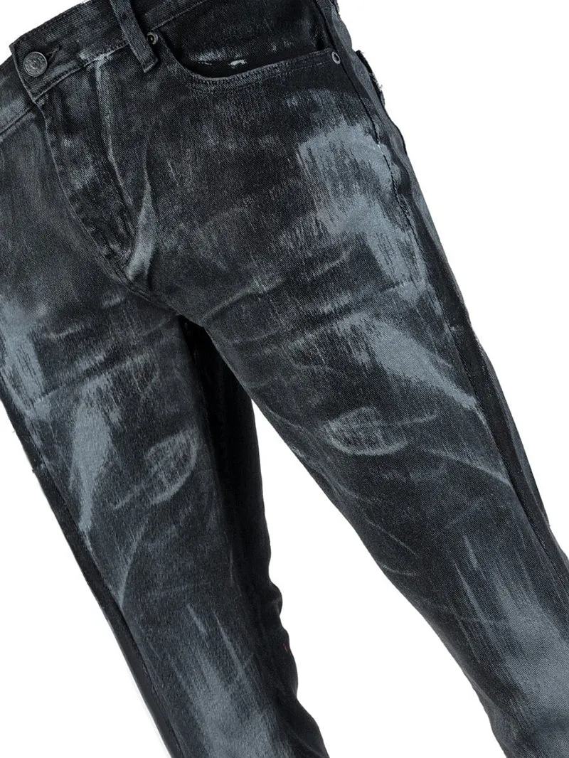 Stylish Flared Leg Lace-Up Jeans