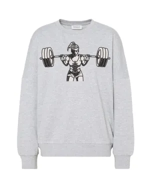 Sweatshirt Gym Female 2 Grey