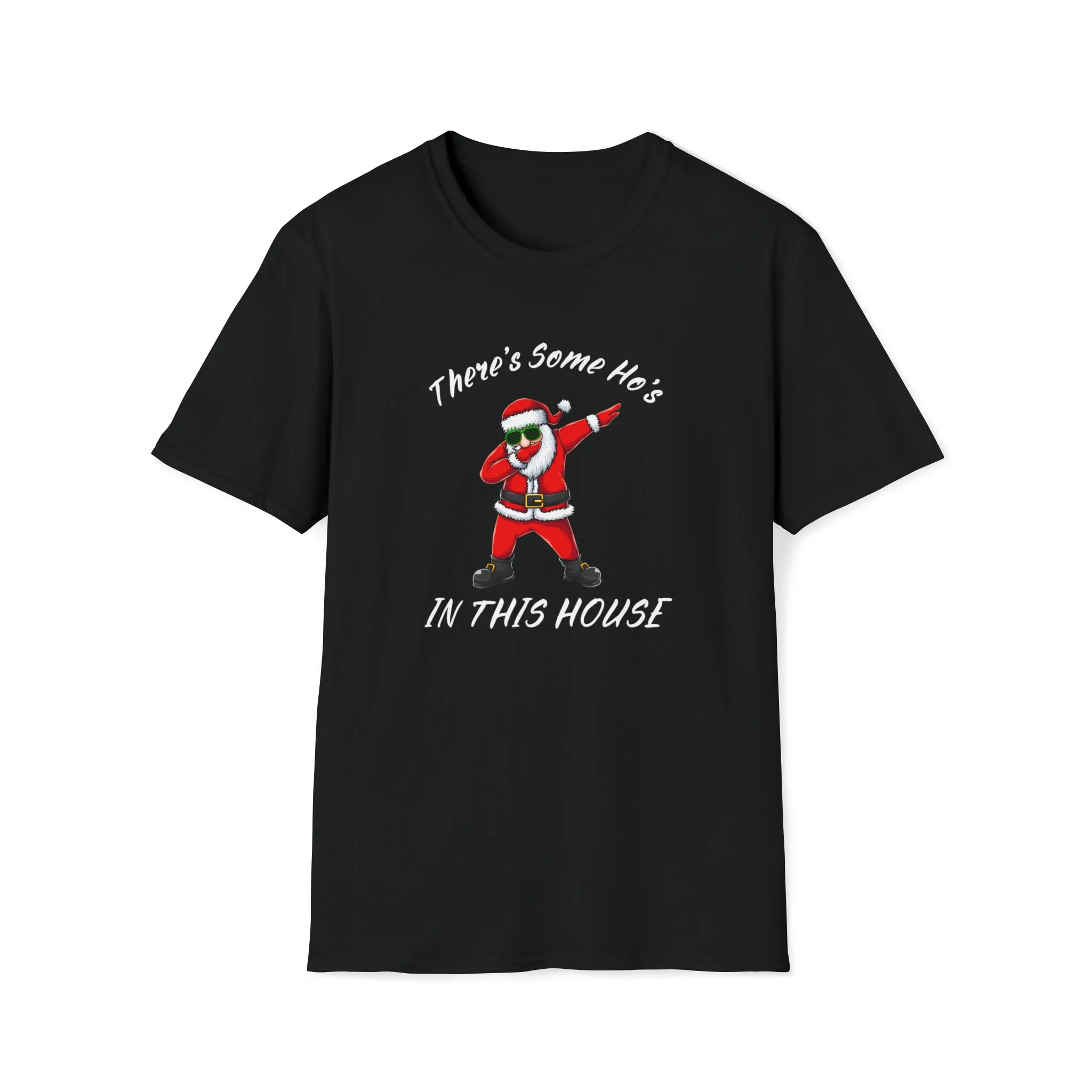 There's Some Ho's In The House, Christmas Shirt, Christmas Costume, Santa Tee, Christmas Gingerbread, Xmas Pajama Shirt, Christmas Gift