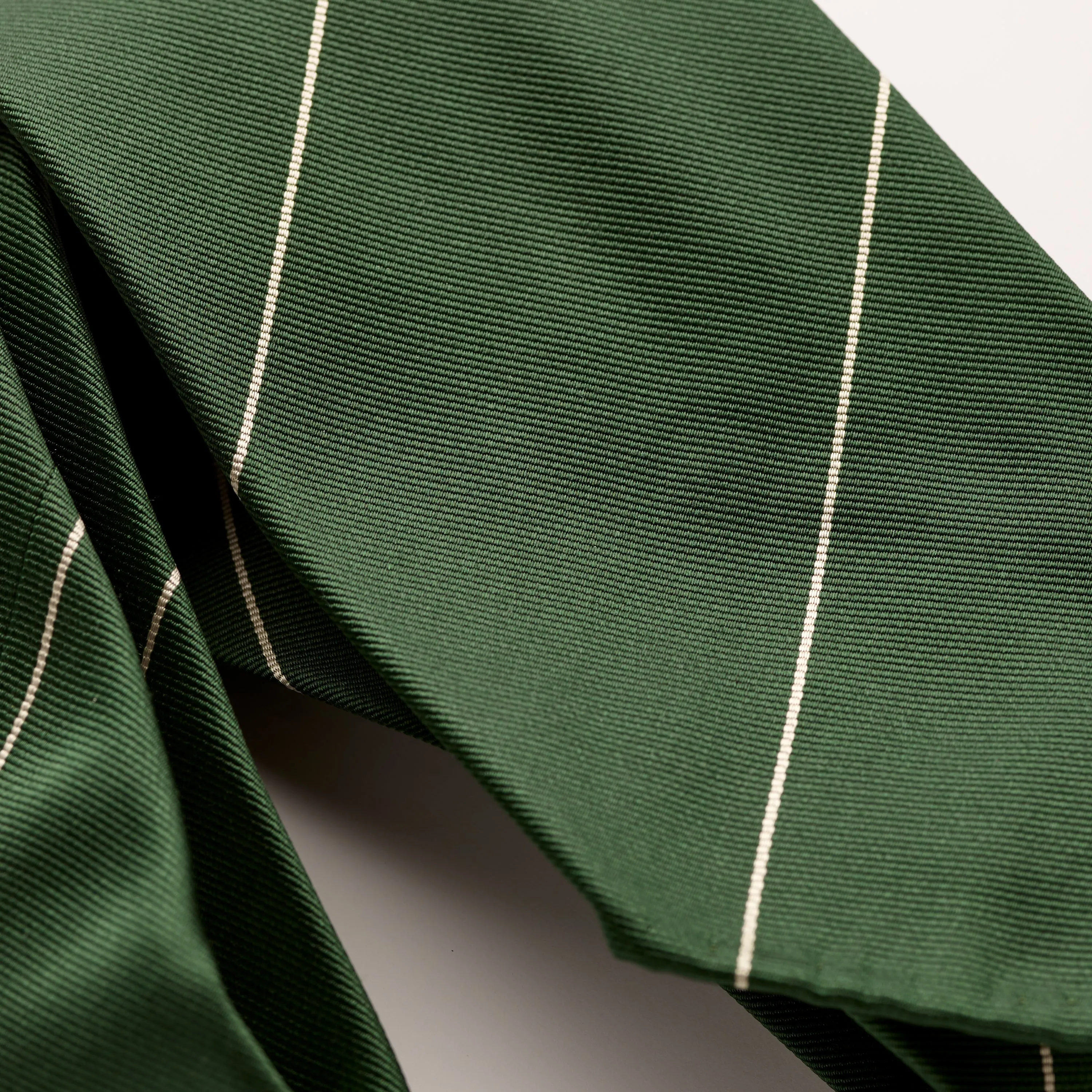 Tie Your Tie Dark Green Silk Stripe Tie