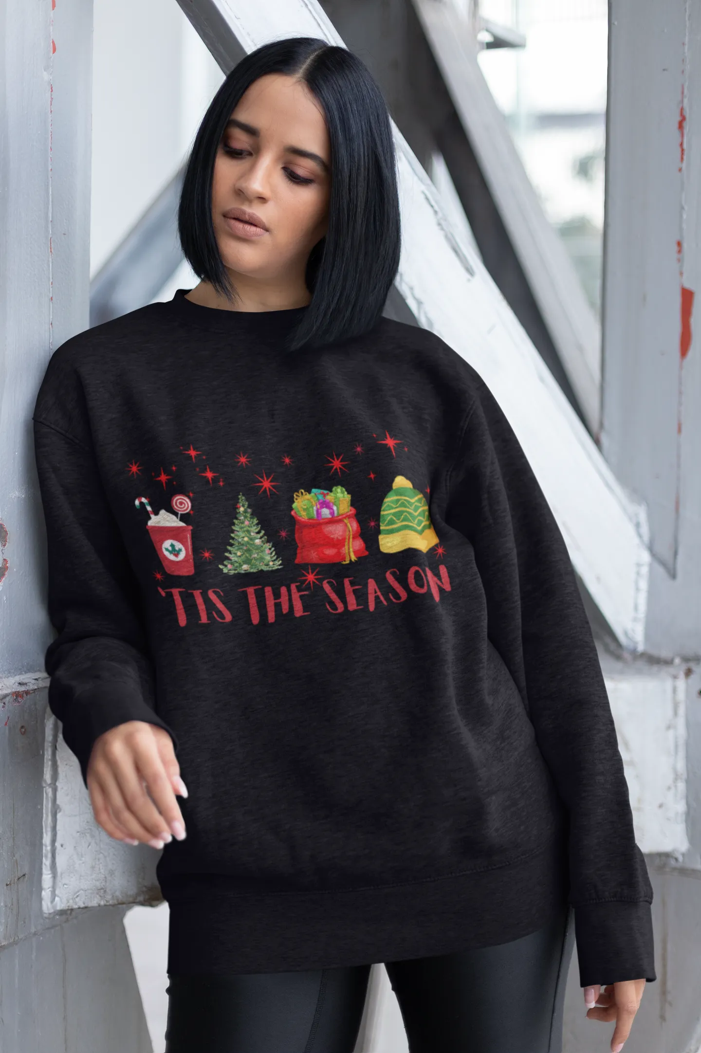 Tis The Season Sweatshirt, Christmas Tis The Season Sweatshirt, Merry Christmas Sweatshirt, Christmas Sweatshirt, Cute Winter Sweatshirt