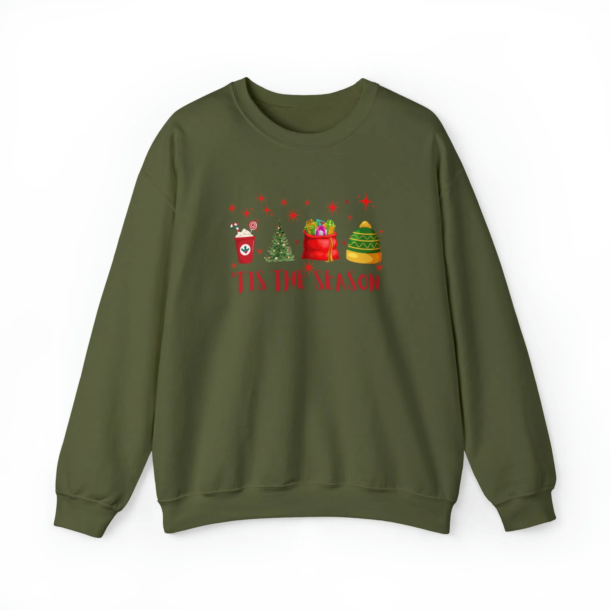 Tis The Season Sweatshirt, Christmas Tis The Season Sweatshirt, Merry Christmas Sweatshirt, Christmas Sweatshirt, Cute Winter Sweatshirt