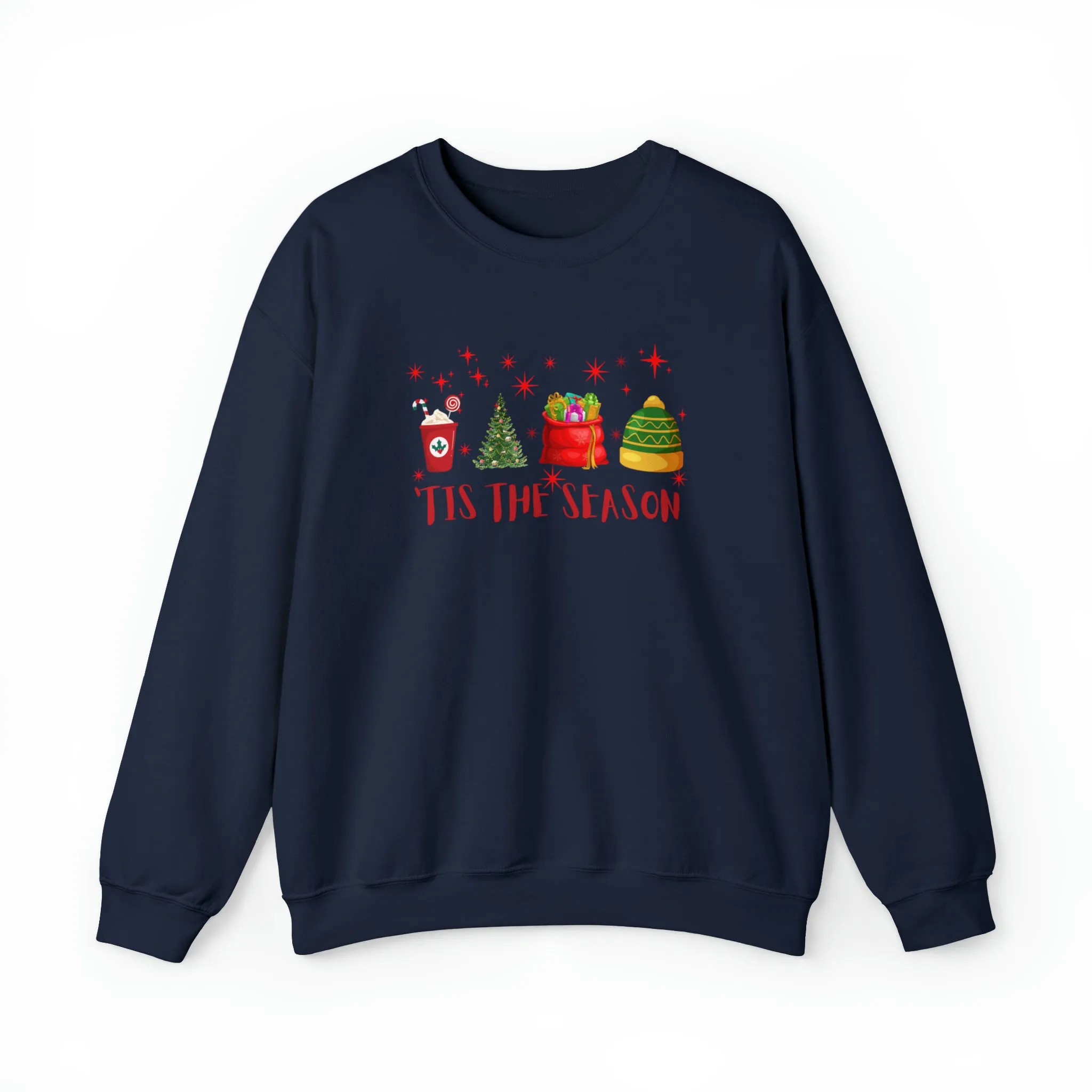 Tis The Season Sweatshirt, Christmas Tis The Season Sweatshirt, Merry Christmas Sweatshirt, Christmas Sweatshirt, Cute Winter Sweatshirt
