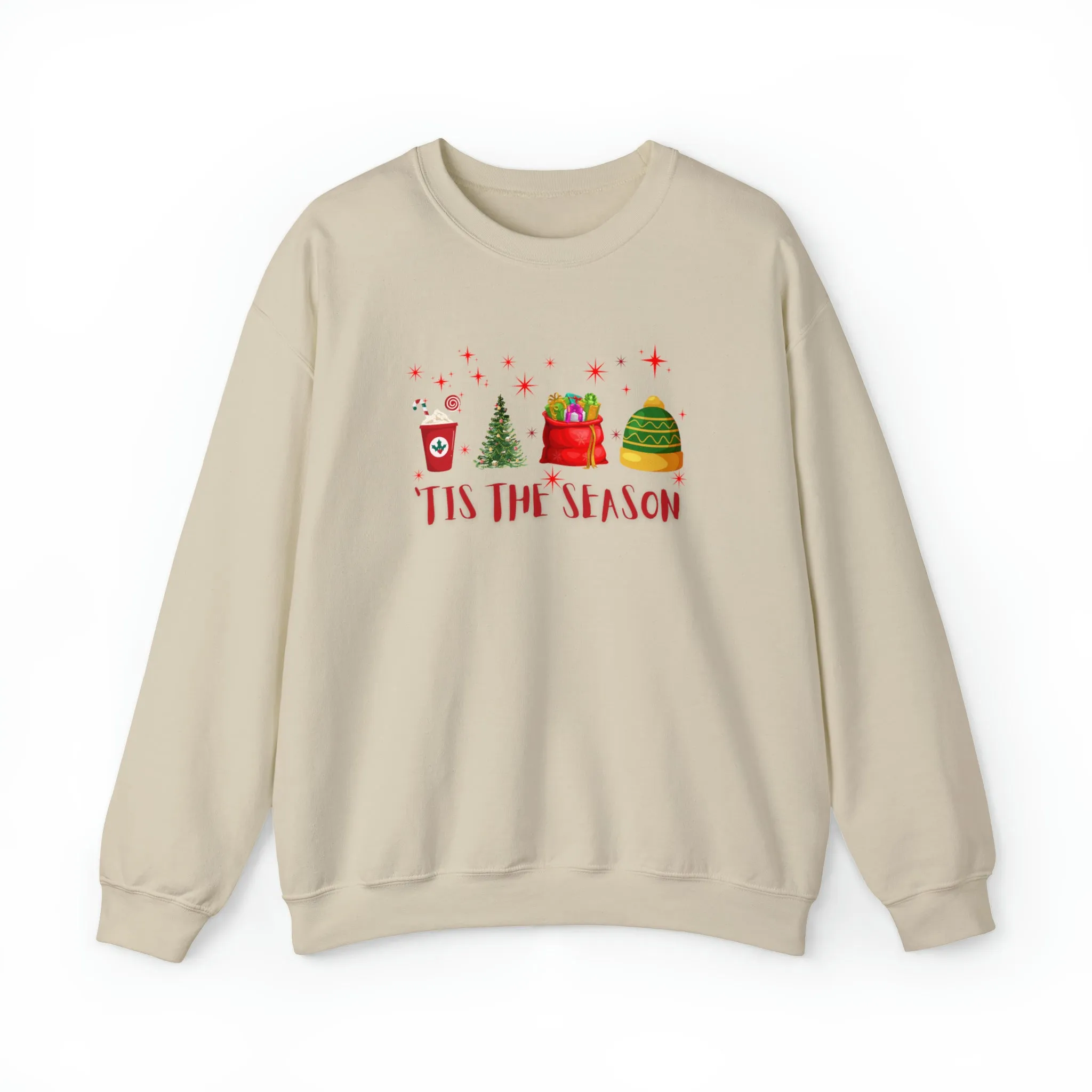 Tis The Season Sweatshirt, Christmas Tis The Season Sweatshirt, Merry Christmas Sweatshirt, Christmas Sweatshirt, Cute Winter Sweatshirt