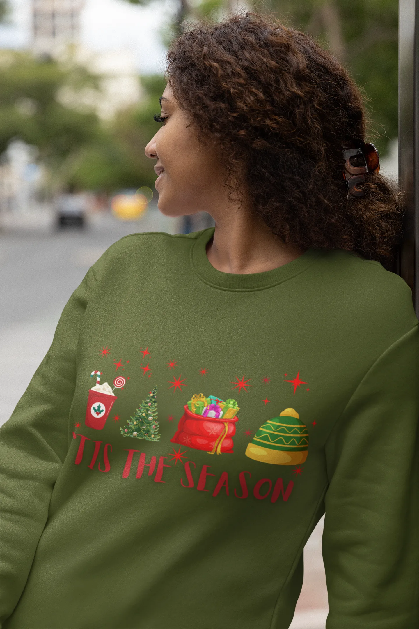 Tis The Season Sweatshirt, Christmas Tis The Season Sweatshirt, Merry Christmas Sweatshirt, Christmas Sweatshirt, Cute Winter Sweatshirt
