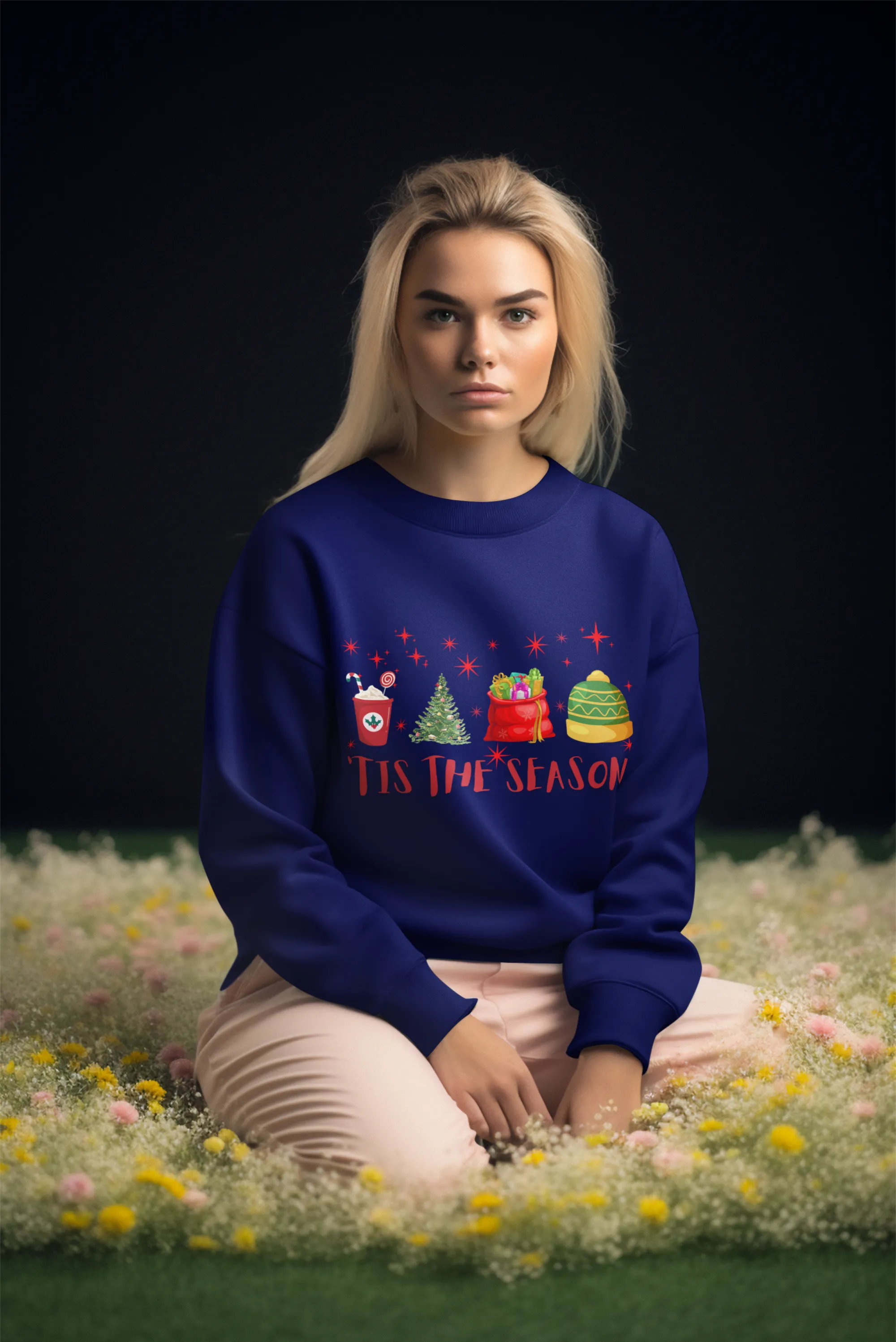 Tis The Season Sweatshirt, Christmas Tis The Season Sweatshirt, Merry Christmas Sweatshirt, Christmas Sweatshirt, Cute Winter Sweatshirt