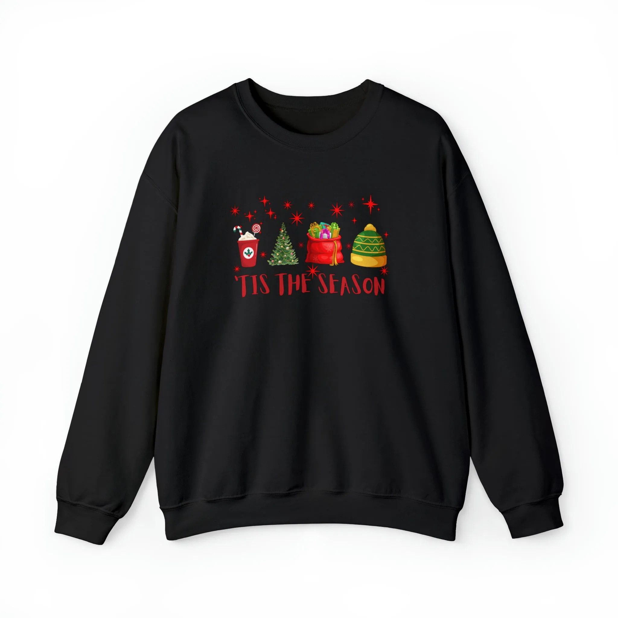 Tis The Season Sweatshirt, Christmas Tis The Season Sweatshirt, Merry Christmas Sweatshirt, Christmas Sweatshirt, Cute Winter Sweatshirt
