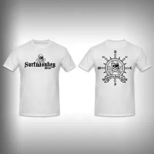 Toddler Pirate Wheel SurfMonkey - Toddler Performance Shirts - Moisture Wicking