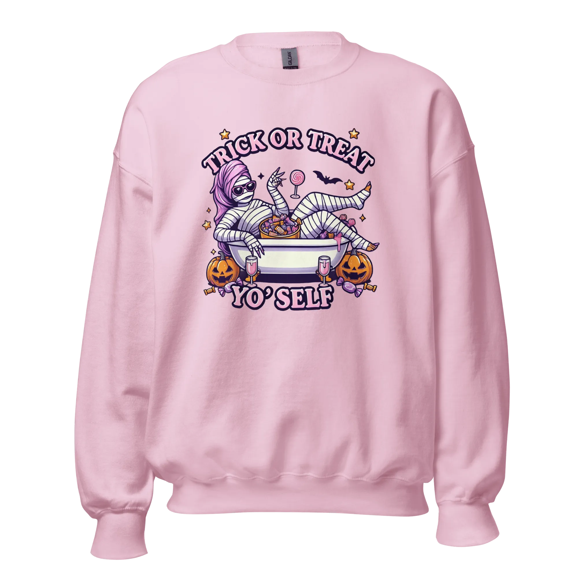 Trick or Treat Yo'Self - Halloween Sweatshirt - Fun Halloween Sweatshirt