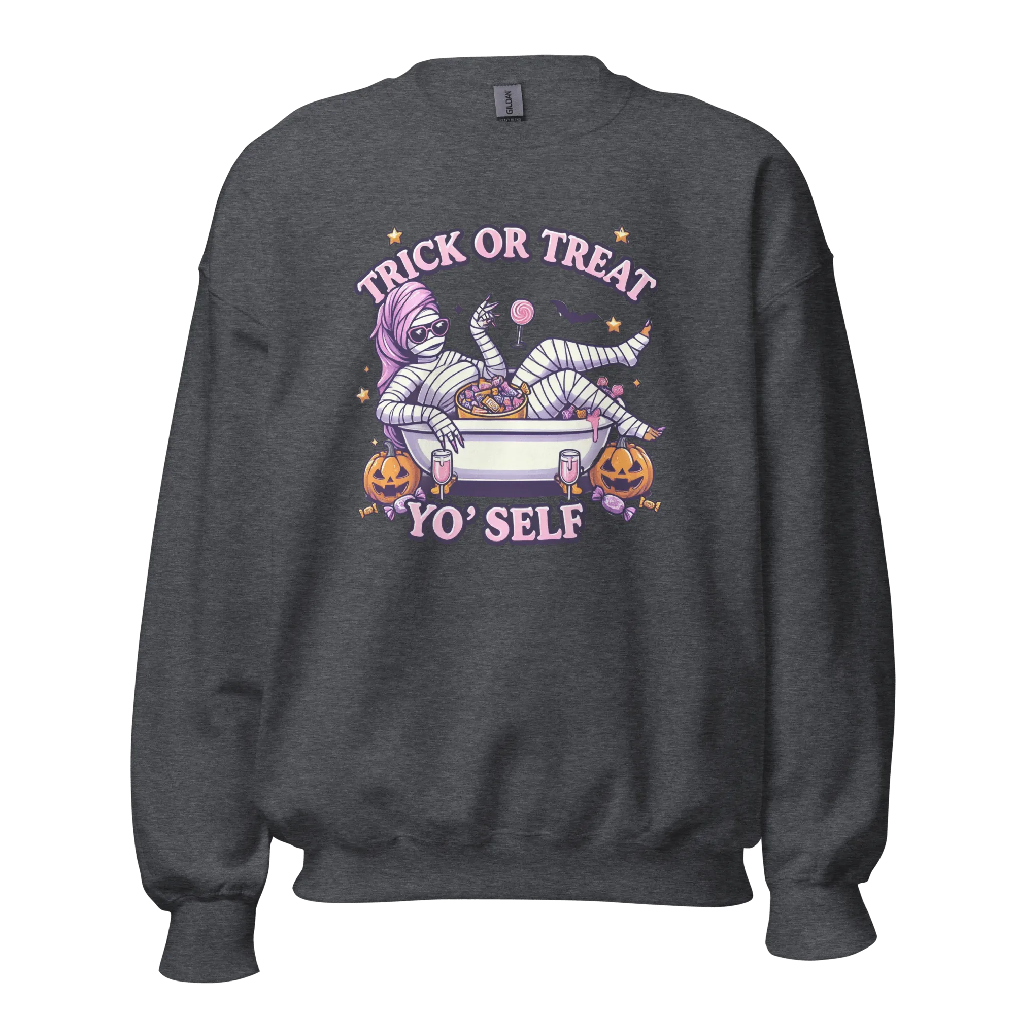 Trick or Treat Yo'Self - Halloween Sweatshirt - Fun Halloween Sweatshirt