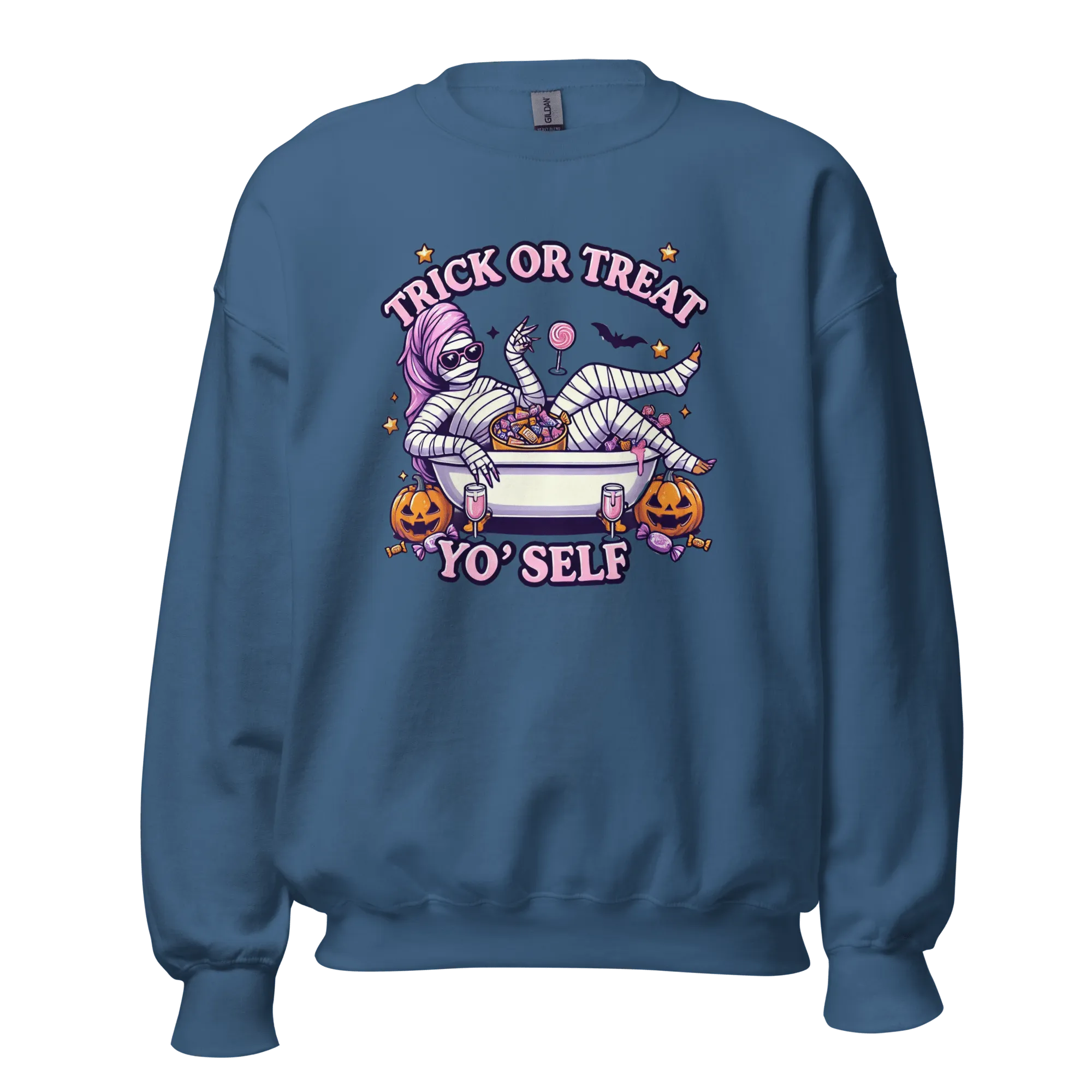 Trick or Treat Yo'Self - Halloween Sweatshirt - Fun Halloween Sweatshirt