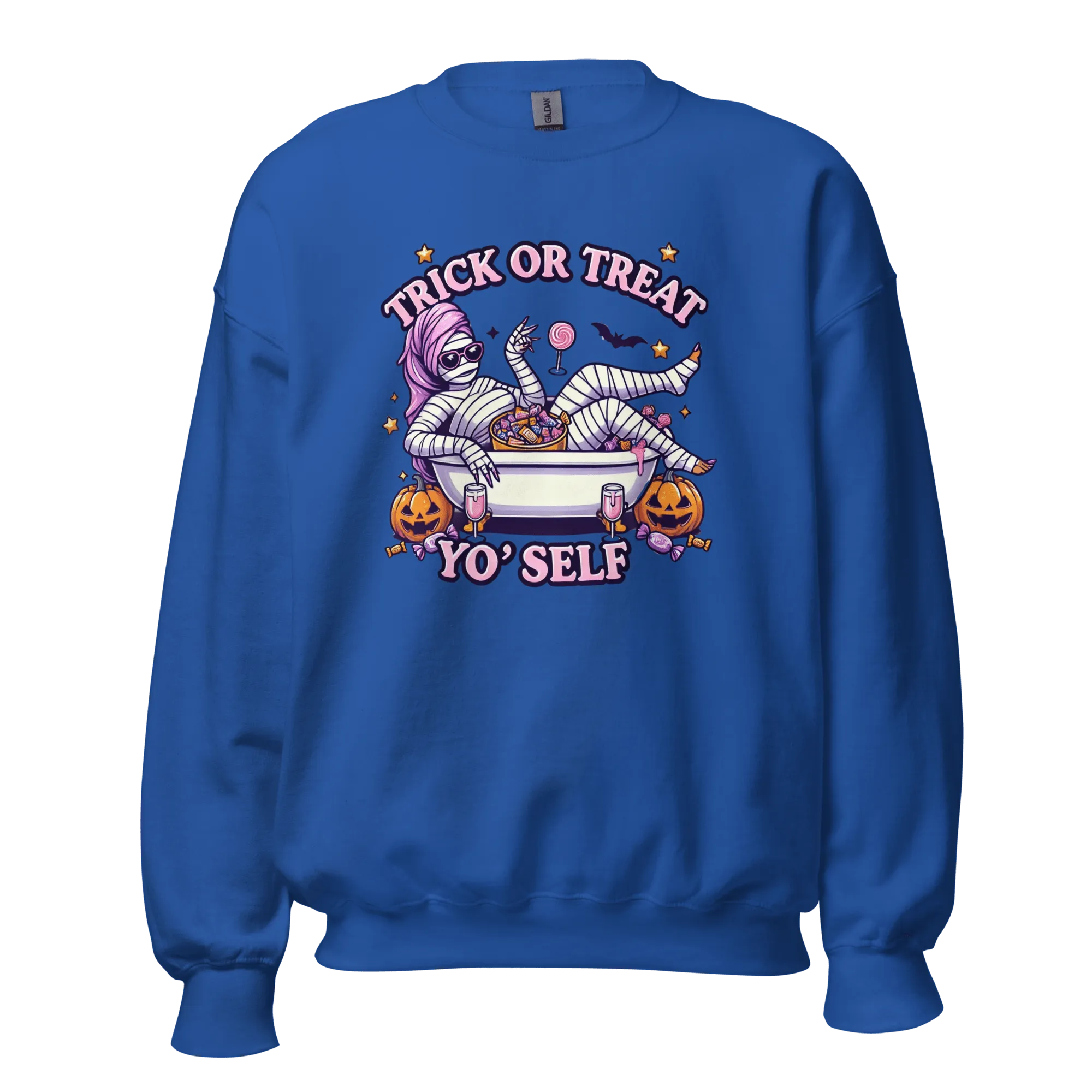 Trick or Treat Yo'Self - Halloween Sweatshirt - Fun Halloween Sweatshirt