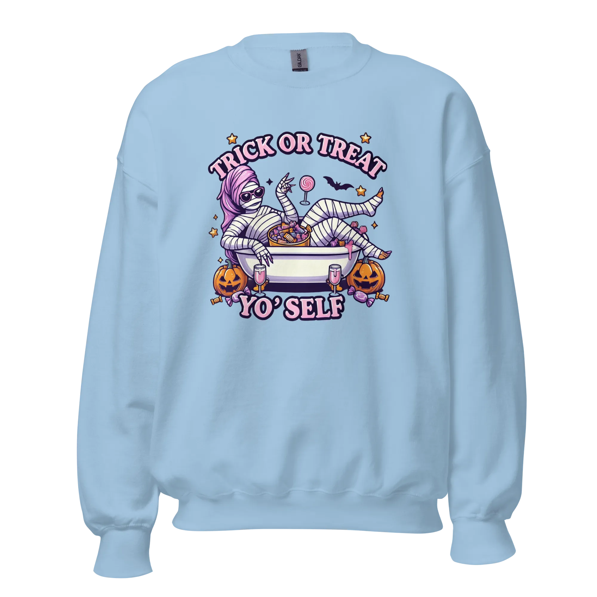 Trick or Treat Yo'Self - Halloween Sweatshirt - Fun Halloween Sweatshirt