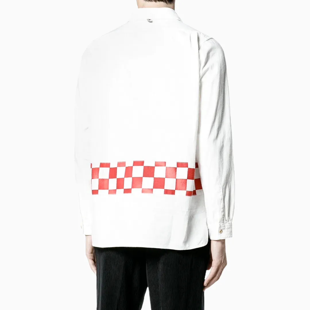 Visvim Longrider Shirt Checkerboard Border Red