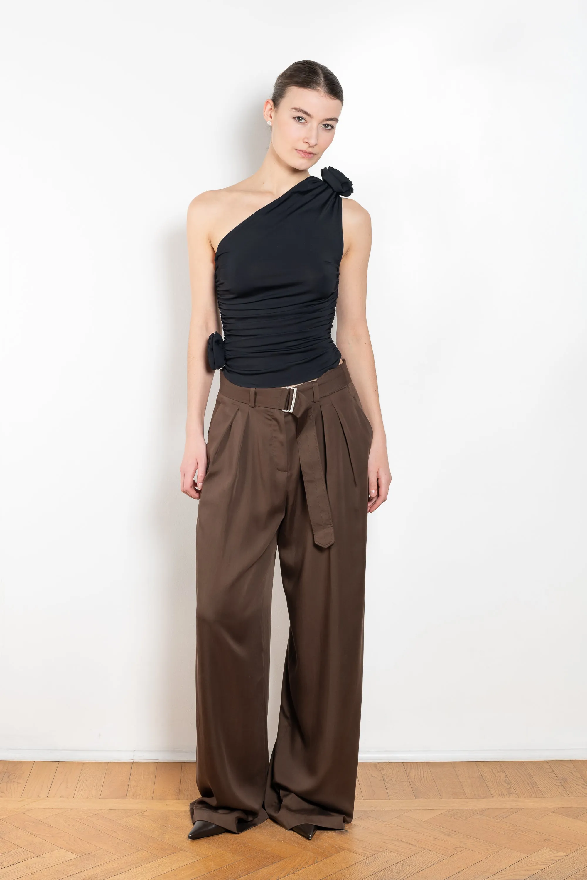 Wide Leg Lyocell Trouser