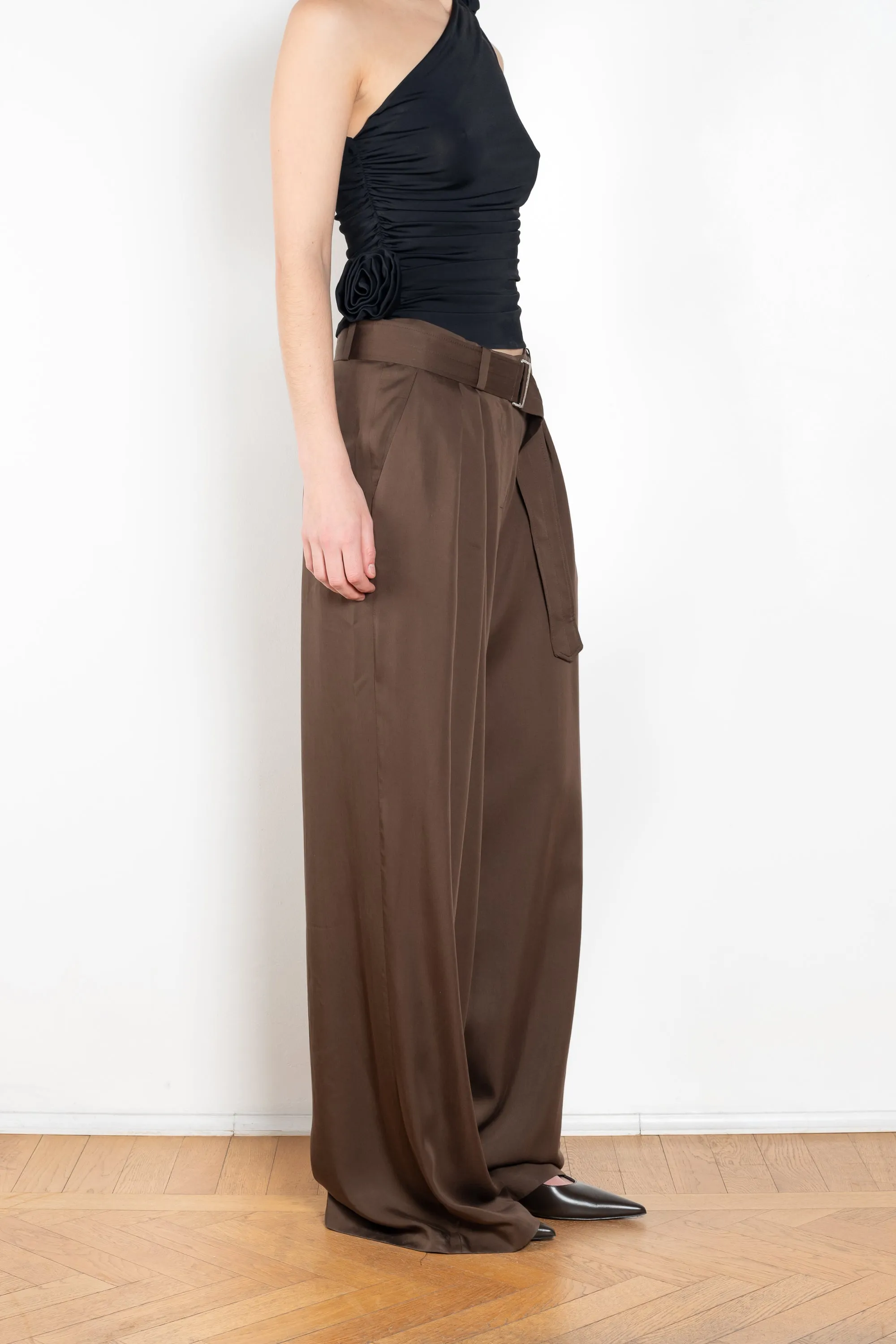 Wide Leg Lyocell Trouser