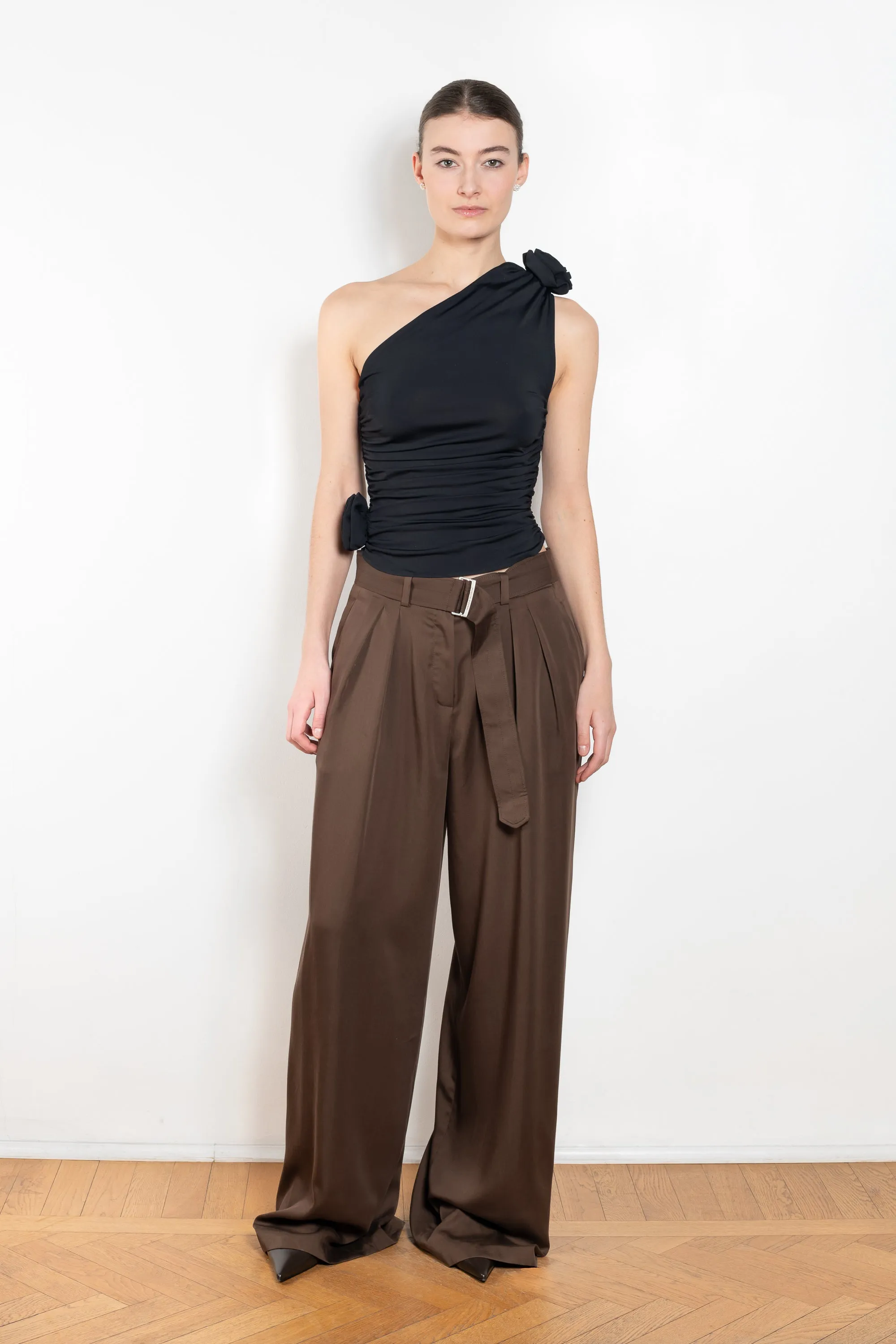 Wide Leg Lyocell Trouser