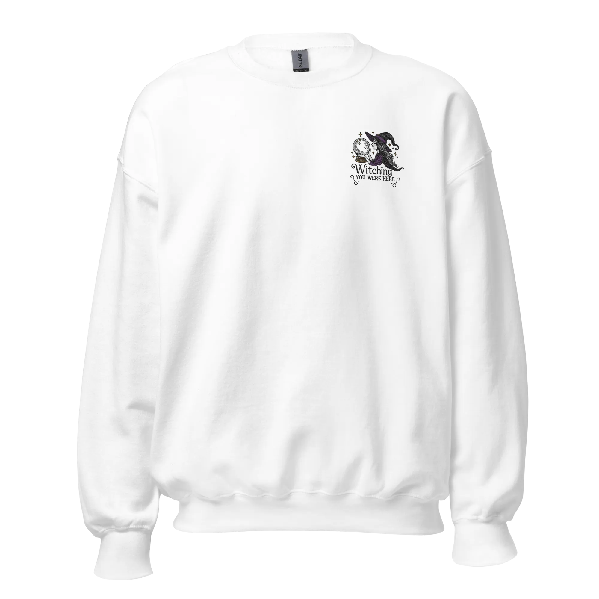 Witching You Were Here - Halloween Sweatshirt - Witch Halloween Sweatshirt