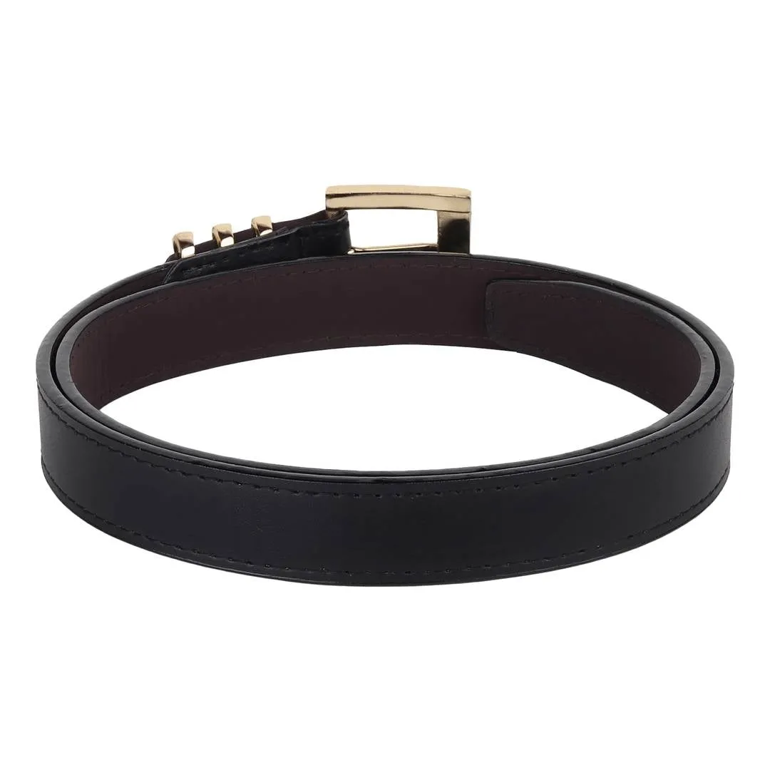 Women's Stylish Black leather Belt